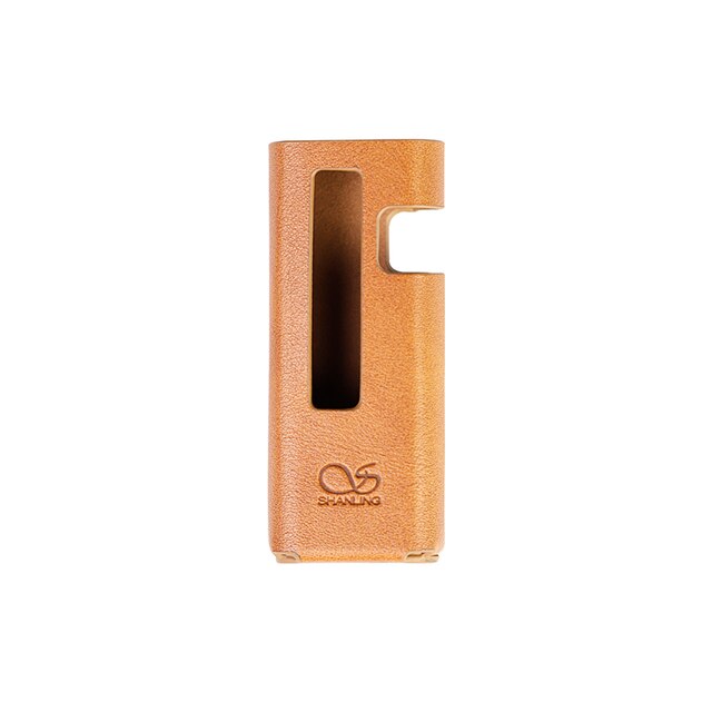 SHANLING-AMPLIFICADOR DE AURICULARES UA5 Dual ES9038Q2M, Chip portátil USB, DAC, PCM, 768khz, DSD512, tipo c a 3,5/4,4mm, UP5, M6, M3X, M9: Brown Leather Case