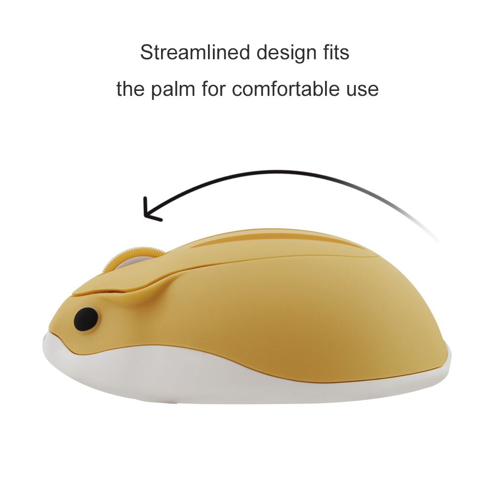 Drahtlose 2,4G Nette Maus Kreative Hamster Entwickelt Mause Ergonomische USB Optische Mini 1200 DPI Rosa Mäuse Für PC Laptop kinder