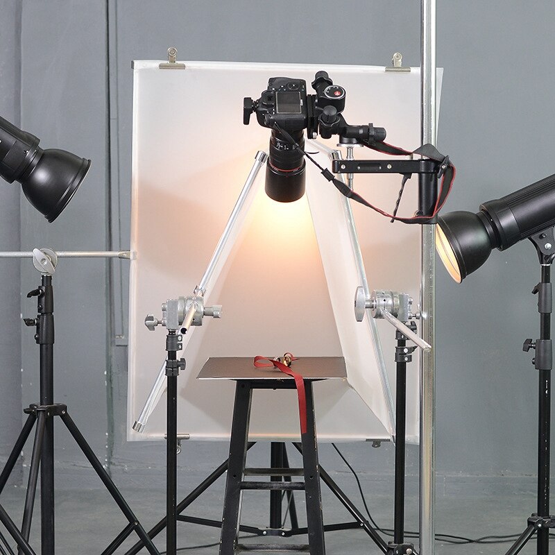 NEUE-Metall schwer Pflicht Griff Kopf C-Typ Fotografie ic Kopf Plattenspieler Montage Adapter für Licht Stehen