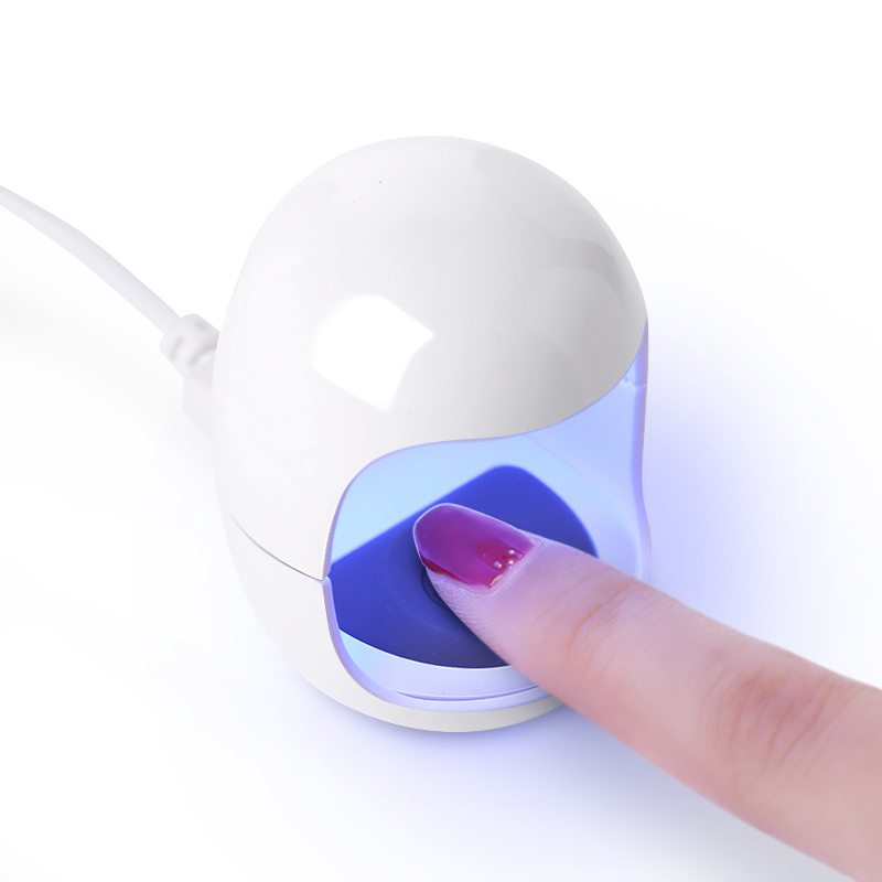 Nicole Dagboek 3W Usb Mini Nail Dryer Draagbare Uv Led Curing Lamp 30 S Sneldrogende Genezen Licht Voor gel Polish