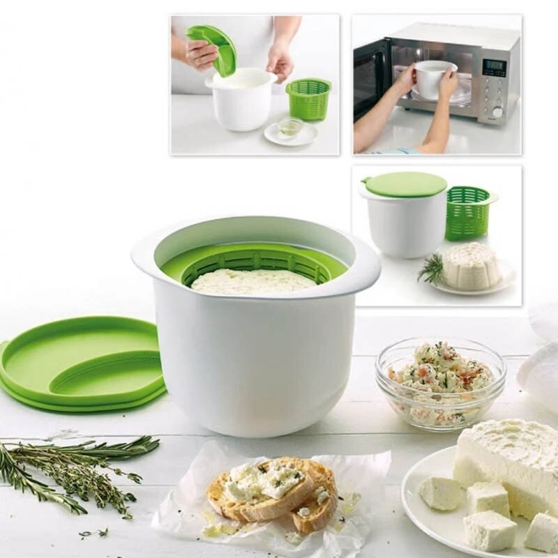 Homemade Cheese Maker Press Mold Kit Cheese Making Machine Set Soy Pressing Mould Box Kitchen DIY Plastic Homemade Cheese Maker