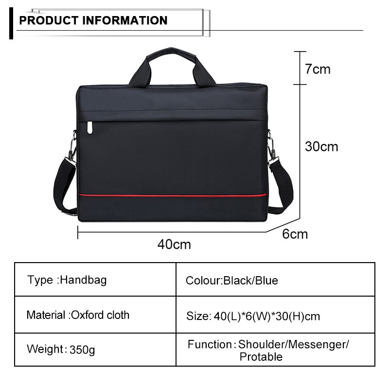 Wasserdicht Laptop Handtasche Schulter Bote Tasche Notizbuch fallen Abdeckung Computer Aktentasche für Reise Beiläufige Männliche Umhängetasche