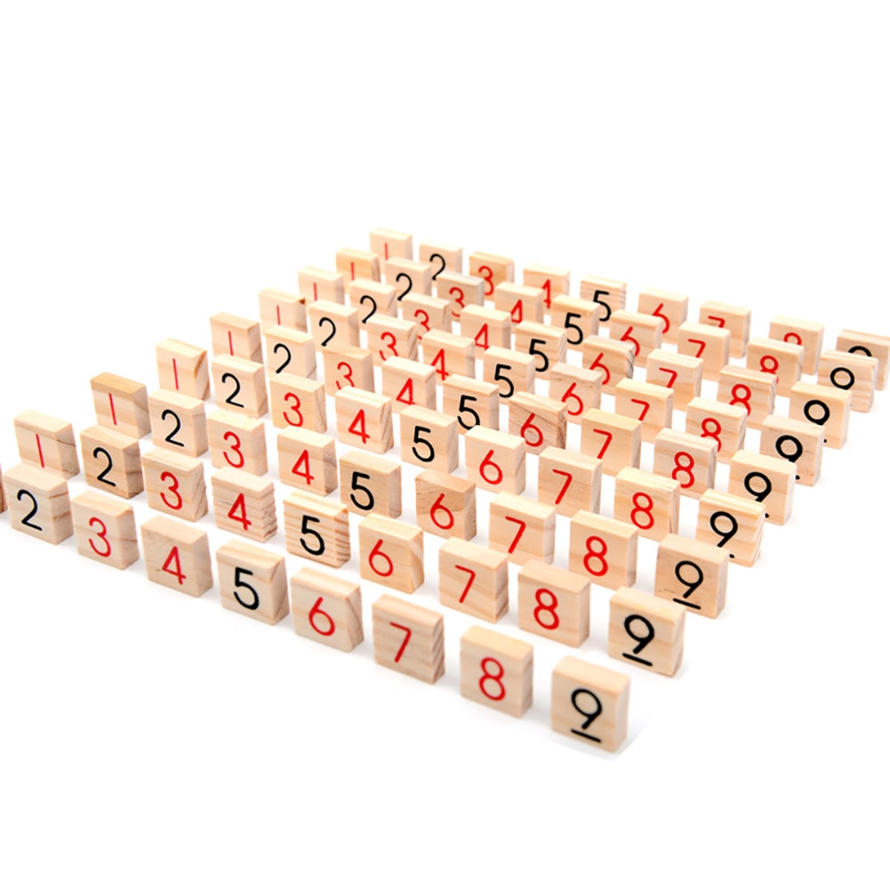 Sudoku Scacchi di legno Cifre 1 a 9 Giochi Da Tavolo Per Bambini di Età Giocattoli Educativi di Puzzle