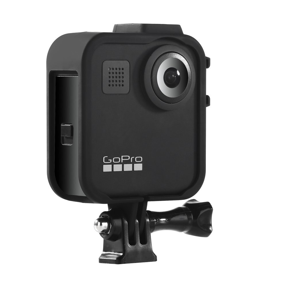 Panoramic Action Camera Side Border Protect The Fuselage Precise Hole Position Feel Comfortable Black