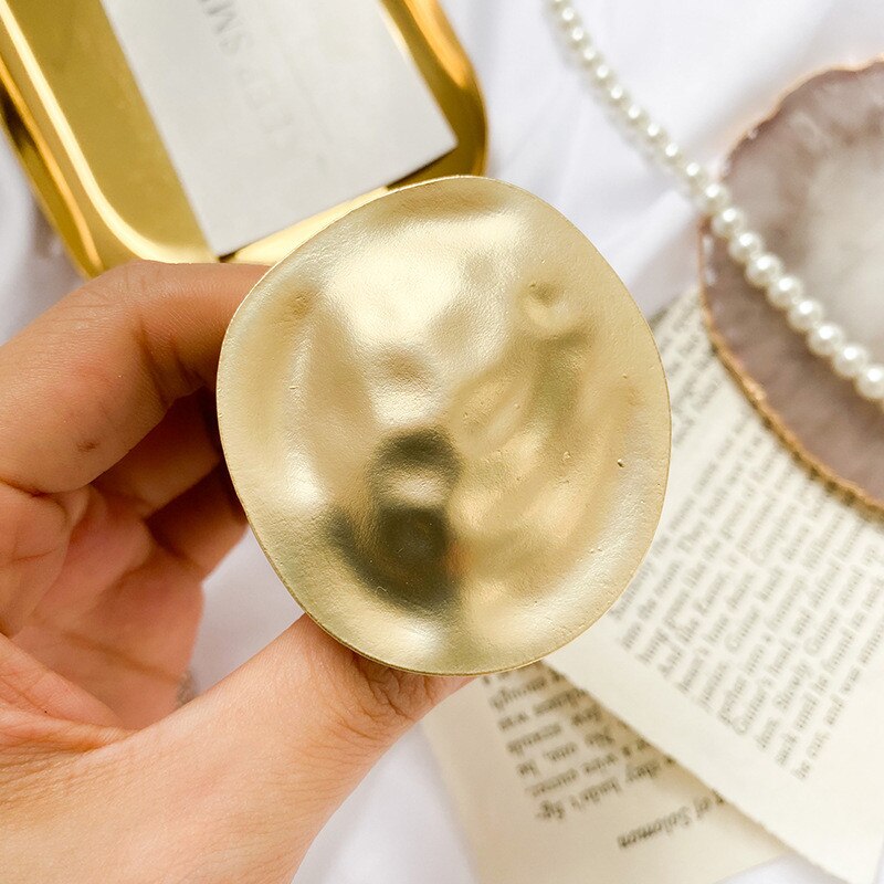 Universal Retro Irregular Geometric Grip Tok Korea Phone Holders Stand Griptok Socket For Phones Support Telephone Bracket: Gold Round 01