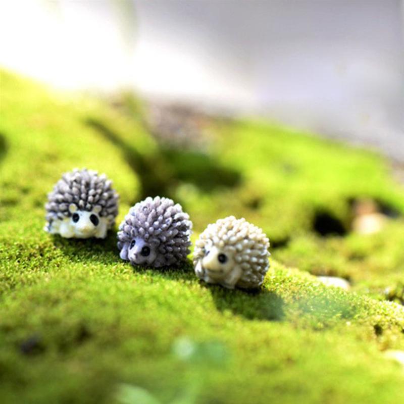 WINOMO 10 sztuk miniaturowy jeż pejzaż z ogrodem ozdoby robić dekoracji