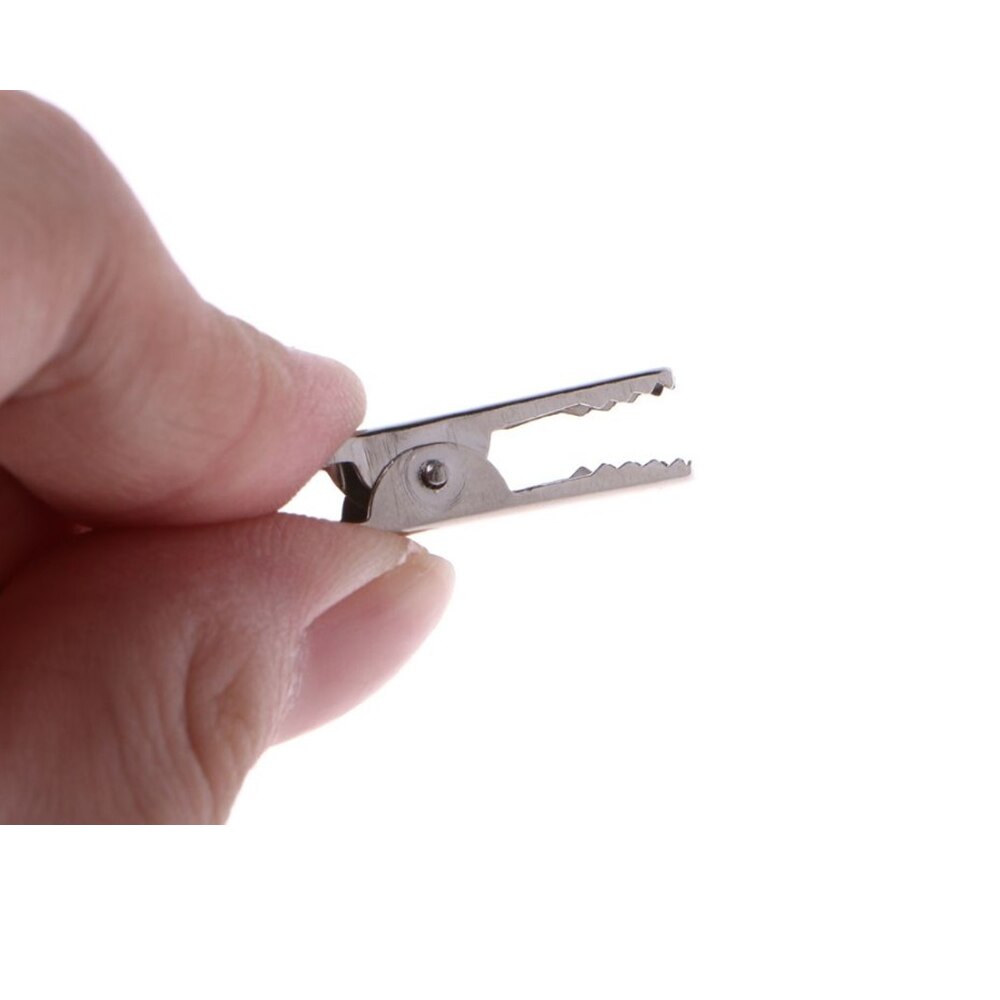 10pcs Metal Wire Alligator Clamp Long-Tailed Alligator Iron Clip Clasp for DIY Card Photo Memo Clip Holder Place Card Holder