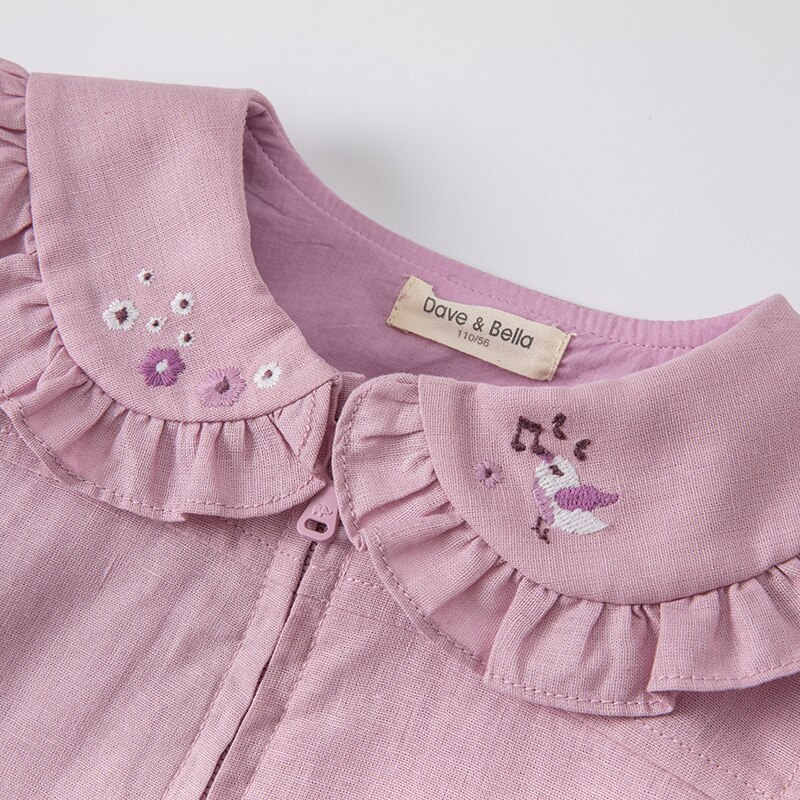 • Dave bella primavera bambini ragazze moda solido tasche con cerniera cappotto casual bambini carino top capispalla di alta qualità