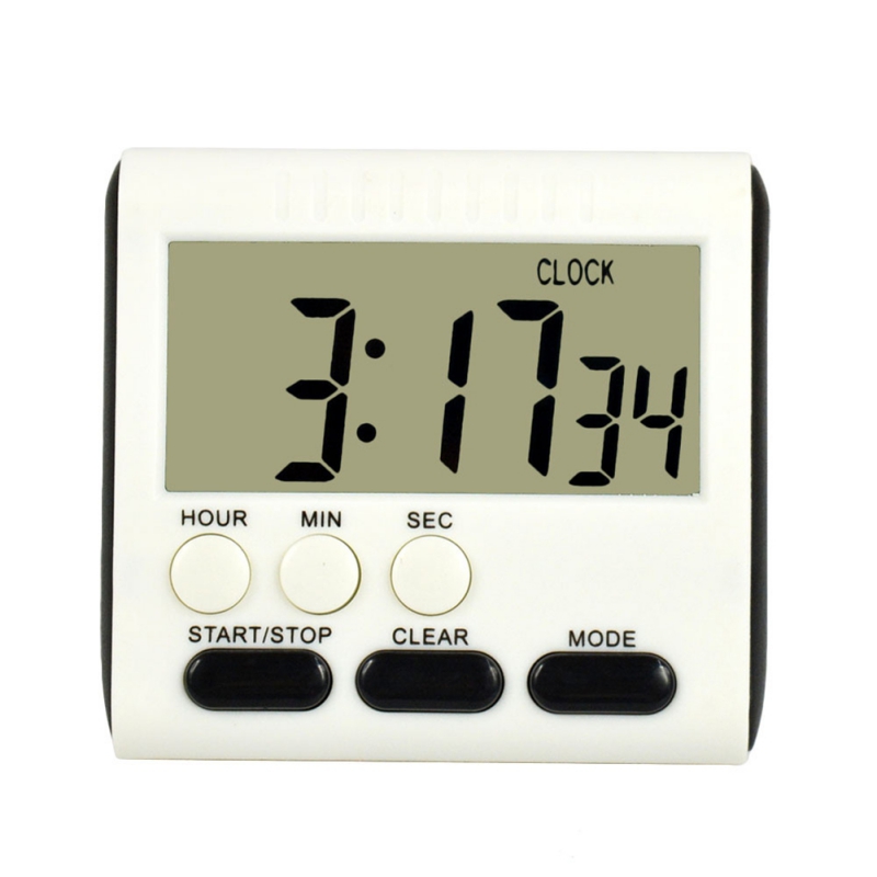 Magnetic Large LCD Digital Kitchen Timer with loud Alarm Count Up& Down Clock to 24 Hours Kitchen Timer