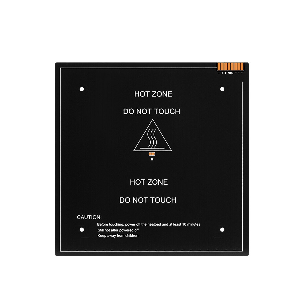 Cama térmica MK3 más 220x220/300x200/310 310mm x 12 V/24 V cama de aluminio mejorada para piezas de impresora 3d impressora: 235x235x3.0mm
