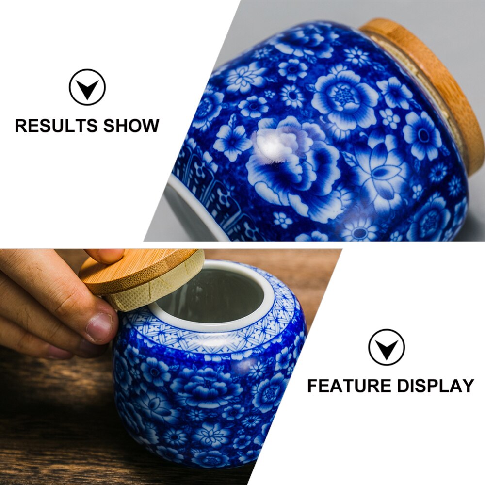 230ML Ceramic Tea Canister Sealing Tea Pot Storage Tank Tea Storage Pot