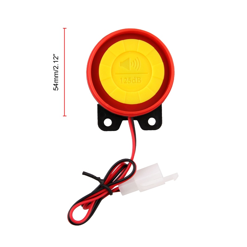 12V 125db motocykl dwukierunkowy alarm antywłamaniowy alarm skutera z rozruch silnika zdalnie sterowany klucz robić motocykla system antykradzieżowy