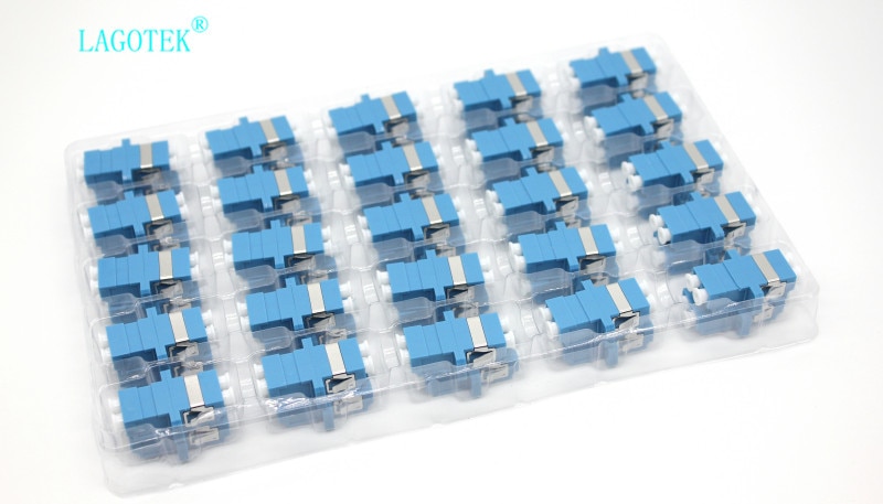 LC UPC Duplex single-mode glasvezel Adapter LC glasvezel koppeling LC UPC Fiber flens LC connector