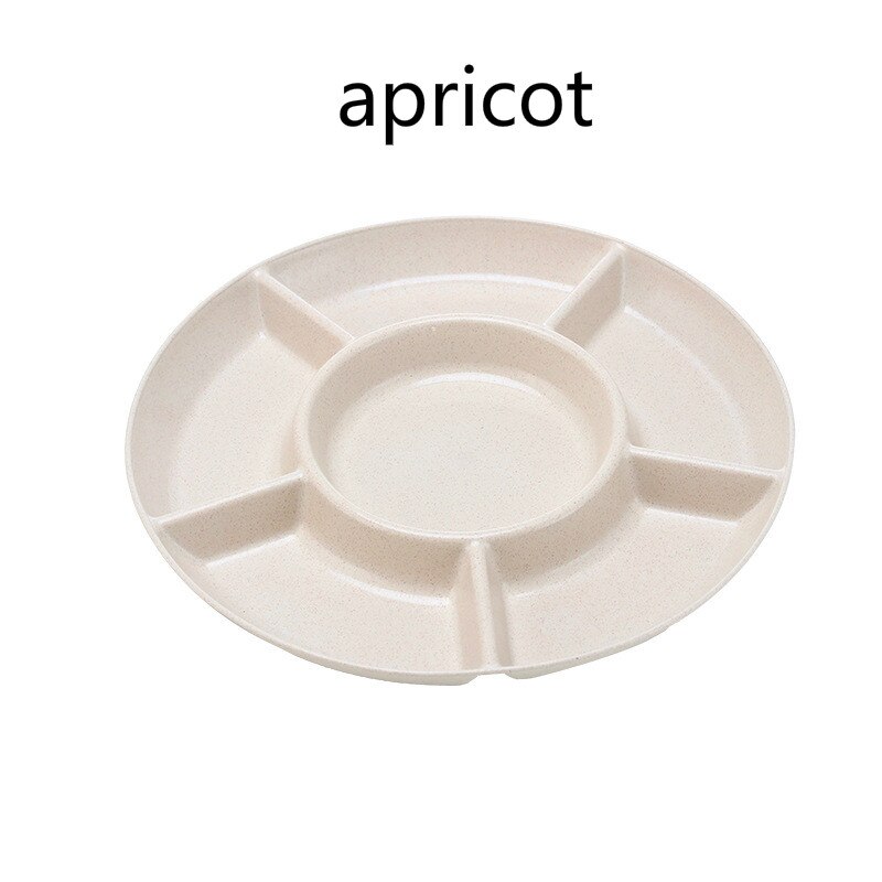 Efterrätt tallrik bricka plast torr frukt snack godis låda nötter melon förvaringslåda te mat maträtt kök arrangör: 2