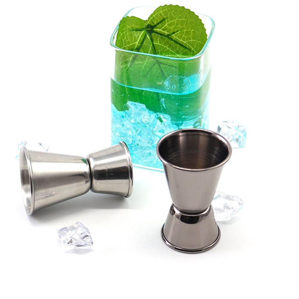 25/50ml Stainless Steel Measuring Cup Measuring Wine Glass Ounce Cup Cocktail Drink Liquid Measuring Cup Kitchen Accessories
