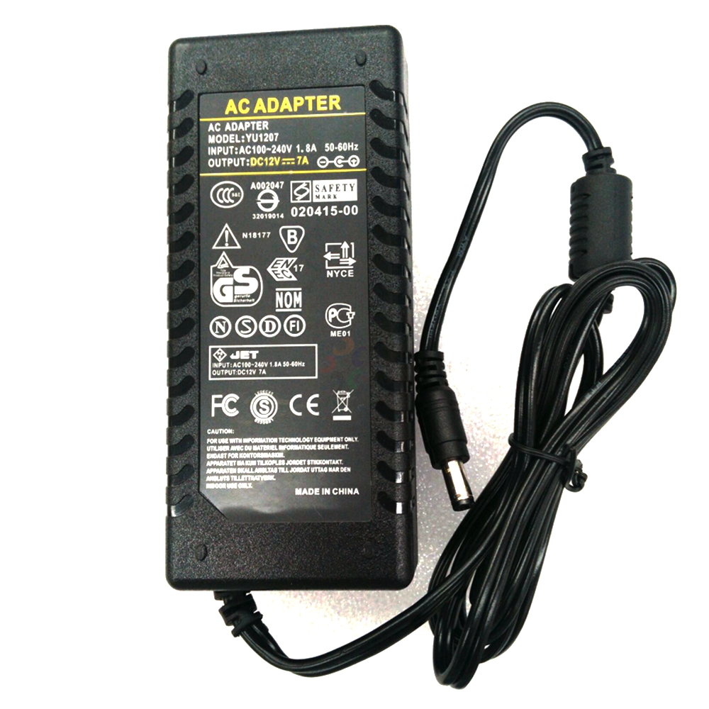 12V Schalt Netzteil 12V 3A 4A 5A 6A 7A 8.5A 10A 60W 72W 84W 102W 120W LCD Monitor LED-streifen AC DC Adapter Ladegerät