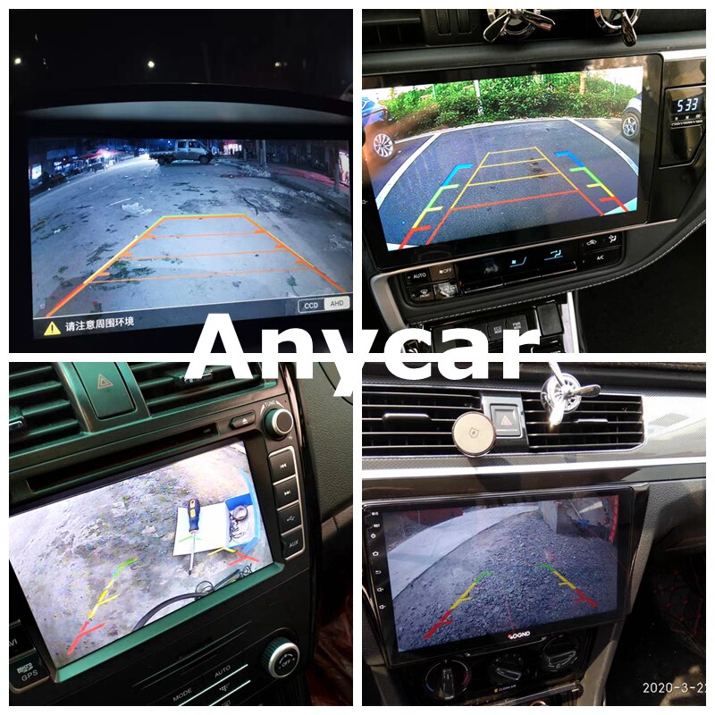 Rear View Camera Car Reverse Camera Universal 2 LED Night Vision Backup Parking Waterproof Parking Assistance Camera