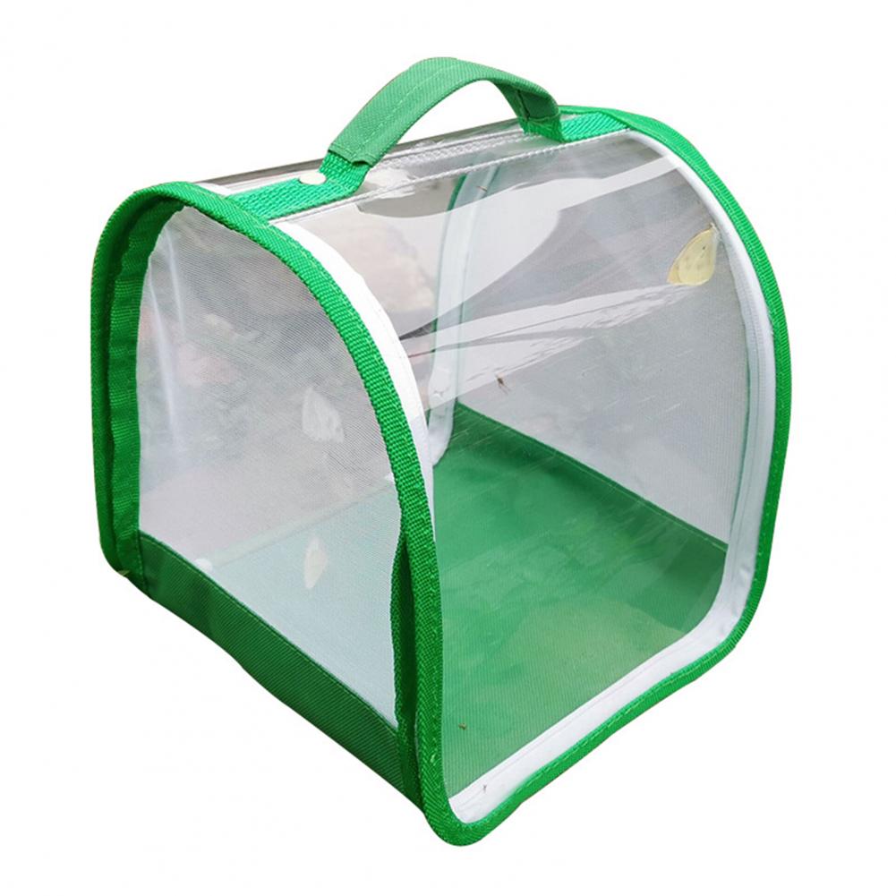 Draagbare Vlinder Kooi Handling Transparante Mesh Kooi Critter Kooi Vlinder Mesh Terrarium Habitat Net Voor Tuin: Default Title