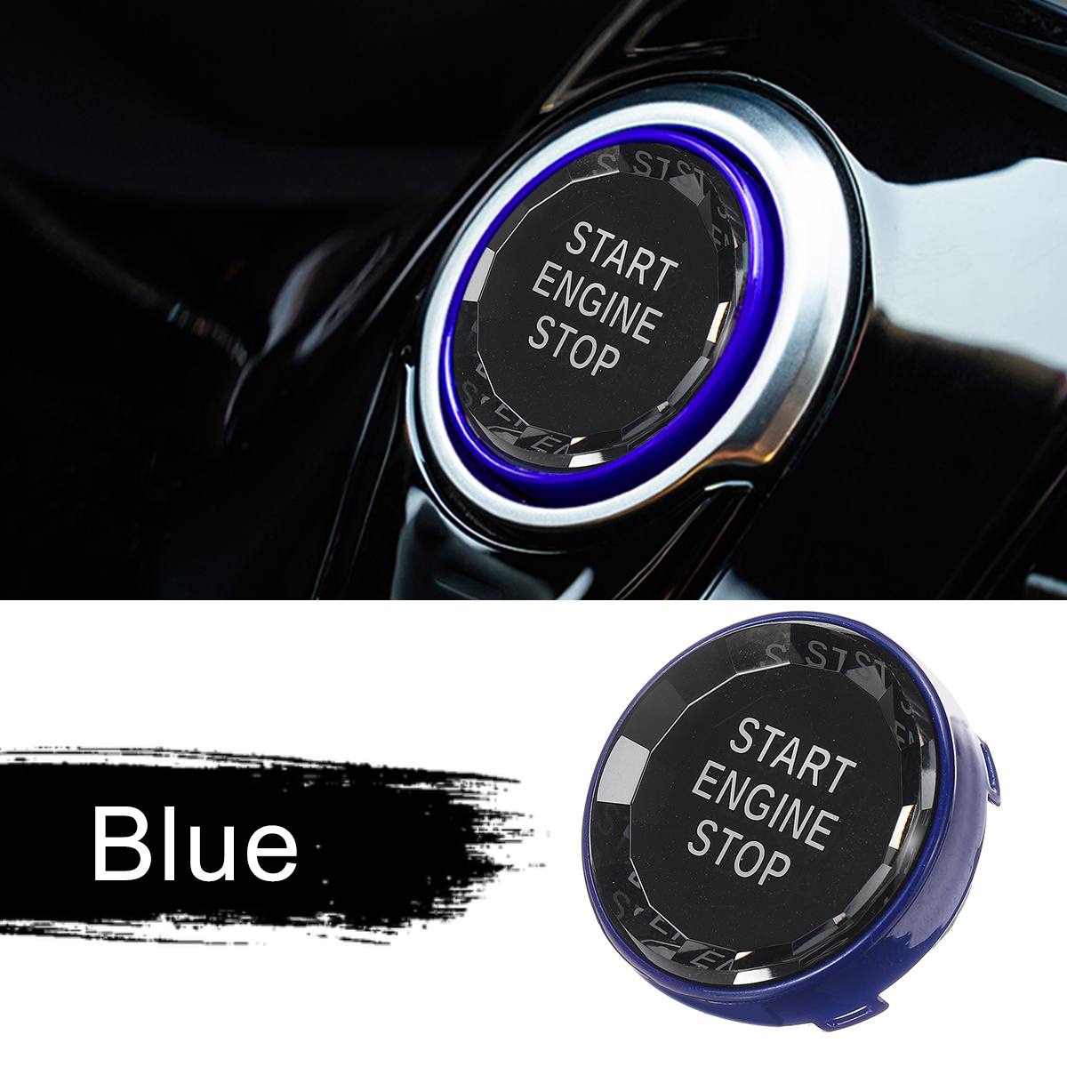 Car styling for BMW E Chassis E90 E91 E92 E93 E60 E84 E83 E70 E70 E71 E72 ENGINE START STOP switch buttons Replace Cover