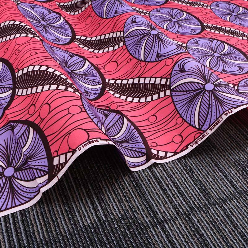 100% Polyester Afrikaanse Stof Wax Sunbelt Gedrukt Nederlands Pagne Holland Voor Diy Bed Jurk Gordijnen Tafel Ankara