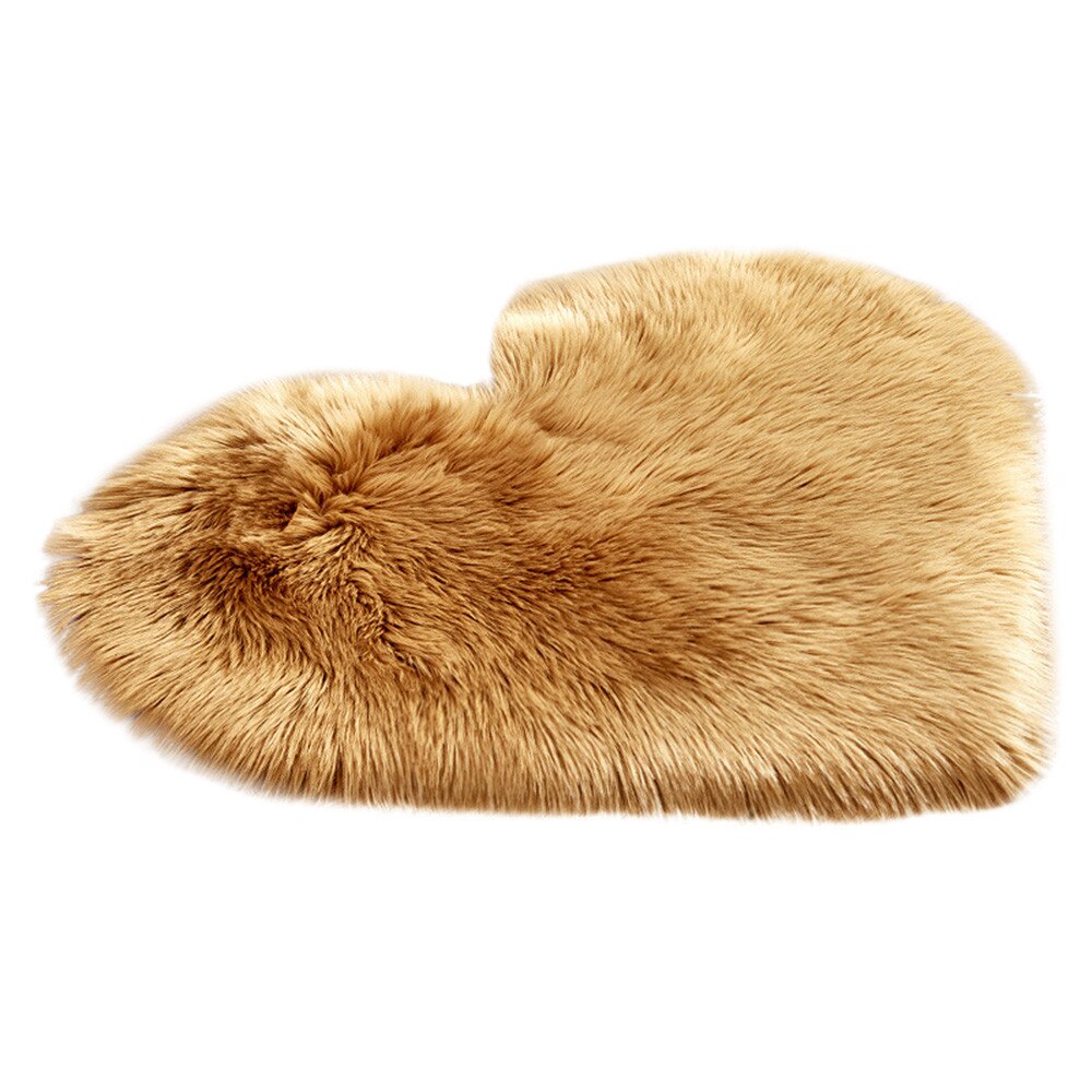 2021top Wol Imitatie Schapenvacht Tapijten Faux Fur Non Slip Slaapkamer Shaggy Tapijt Matten Домашний Декор: A