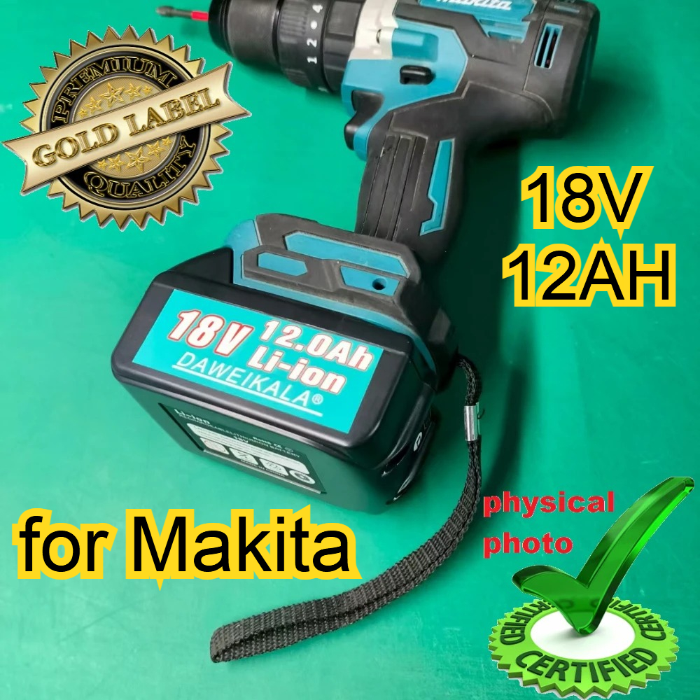 For Makita 18V 12.0Ah Lithium-Ion Battery Or Charger – Compatible With BL1860, BL1850, BL1830 – Fast Shipping