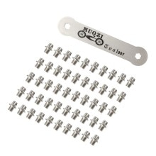 Tornillos de repuesto para Pedal de bicicleta, juego de tornillos de bicicleta hexagonales M4, antideslizantes, para ciclismo de montaña o carretera, 50 Uds.: 50pcs wrench