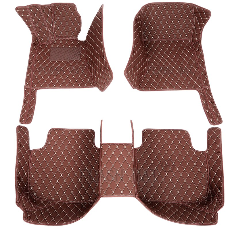 Flash mat leather car floor mats For Lifan All Models x60 x50 320 330 520 620 630 720 Car-Styling: Coffee