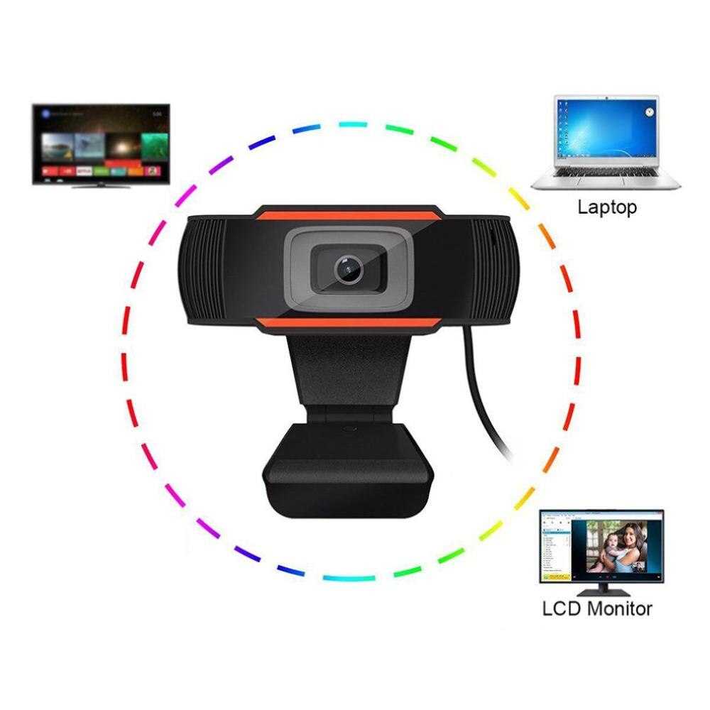 30 Graden Draaibaar 2.0 Hd Webcam 1080P Usb Camera Video-opname Web Camera Met Microfoon Voor Pc computer