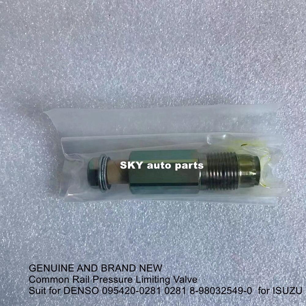 Válvula limitadora de presión Common Rail genuina y nueva para DENSO 095420-0281 0281 8-98032549-0 para ISUZU