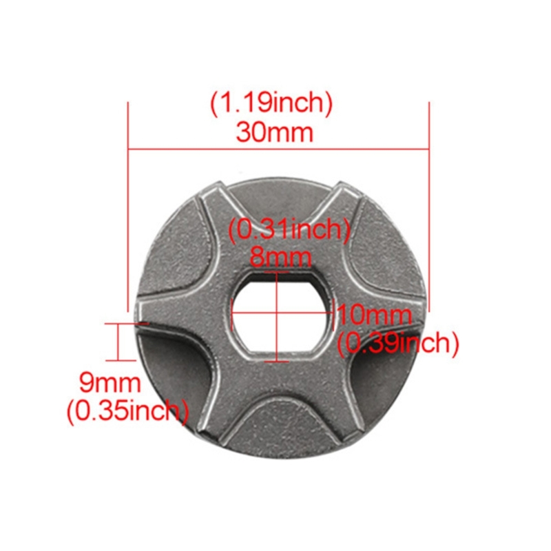 Gear Drive Vervangen Tandwiel Gear Asterisk 3/6/7 Tanden Elektrische Kettingzaag Ketting Hoek Grinder Elektrische Zaag Gear: Beige