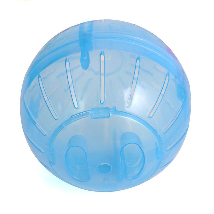 Juguetes Para Perros bolas interactivas ratones roedores para mascotas trotar hámster rata jerbo juguete de plástico pelota de ejercicio juguetes para perros encantadores entrenamiento: Blue