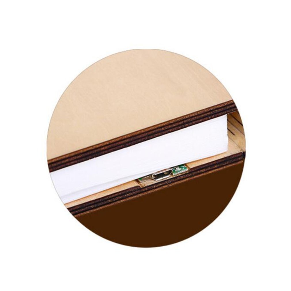 Wooden Dupont Paper Led Page Turn Book Light Night Light Book Light Yellow Light / White Light