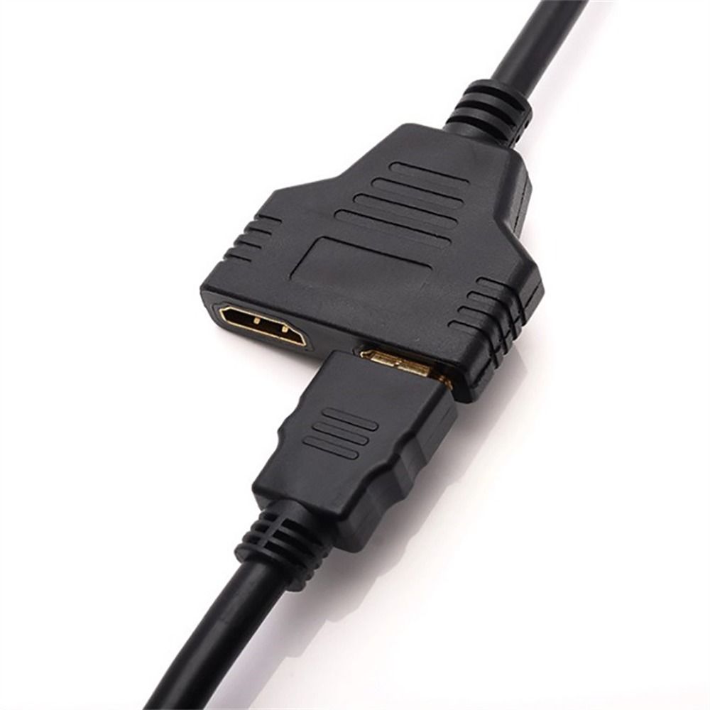 Adaptor splitter hdmi cu 1 intrare și 2 ieșiri, adaptor cablu video cu 1080 fire , monitor birou, pc, laptop
