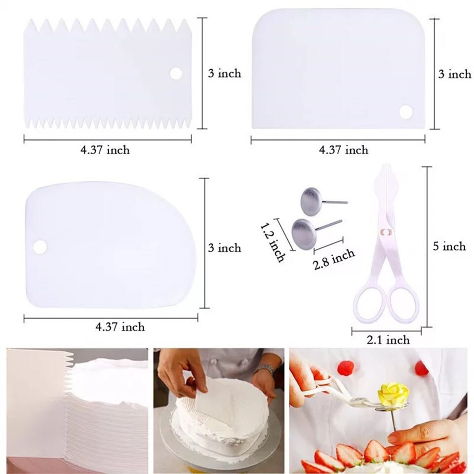 Reusable Baking Cups Cupcake Decorating Tools 39Pcs Baking Supplies Set Icing Smoother Spatulas Pastry Bags Leveler