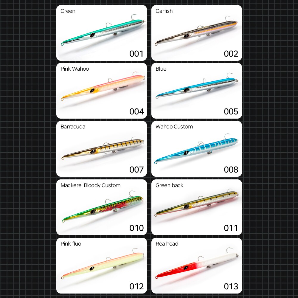 Hunthouse Vissen Lokt Stylo Potlood Needlefish Casting Potlood Harde Aas Stickbaits Drijvende Sinking 205/180/160Mm Garfish