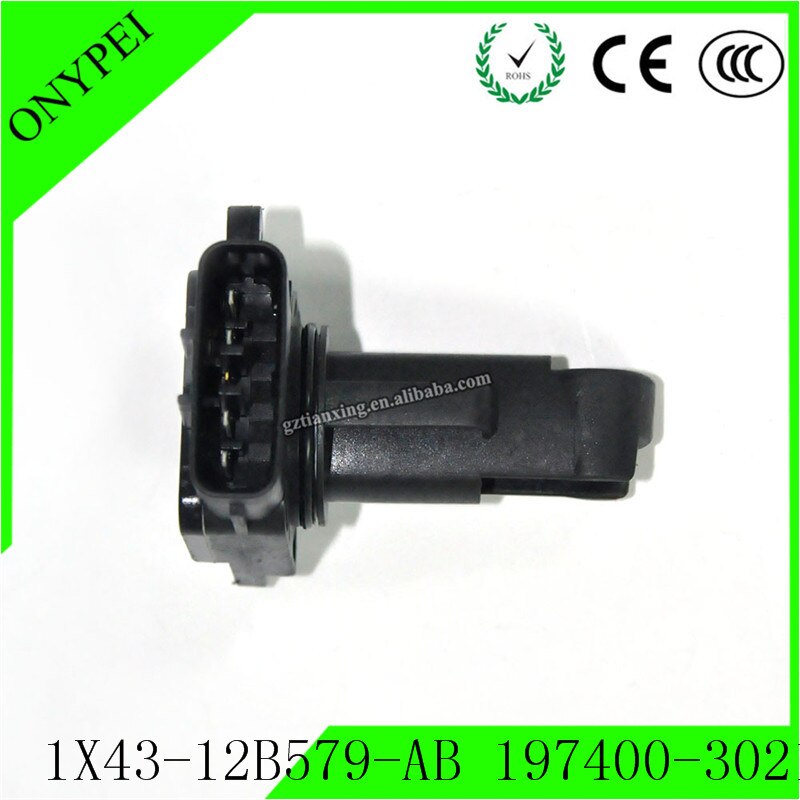 1X43-12B579-AB 197400-3021 Mass Air Flow Meter Sensor For Land Rover LR2 LR3 Jaguar XJ8 XJR 1X4312B579AB 1974003021