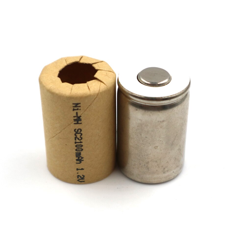 C & P Ni MH 4/5SC2100mAh 5 uds NIMH 4/5SC 2.1Ah batería recargable pilas tasa de descarga 10C-15C herramientas eléctricas baterías