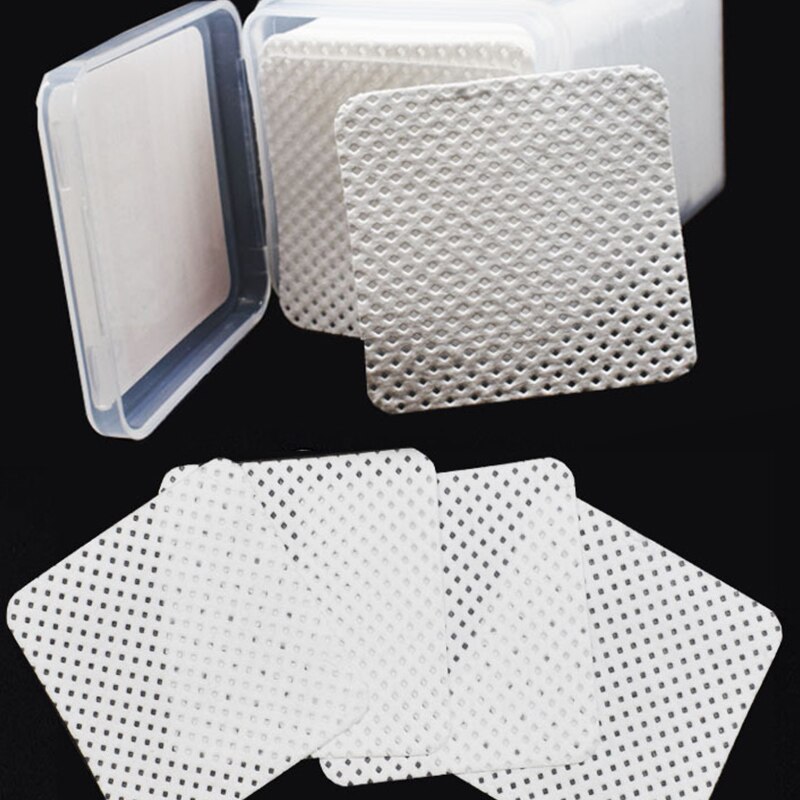 Lingettes de dissolvant pour vernis à ongles Gel UV, en coton doux, non pelucheux, 1 boîte, outils pour Nail art