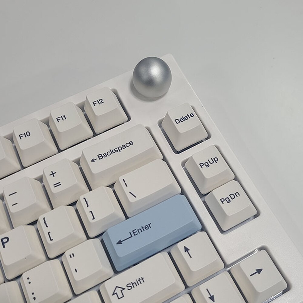 Knobs For Keydous NJ80 Mechanical Keyboard Round Silver Blue Red Color Knobs