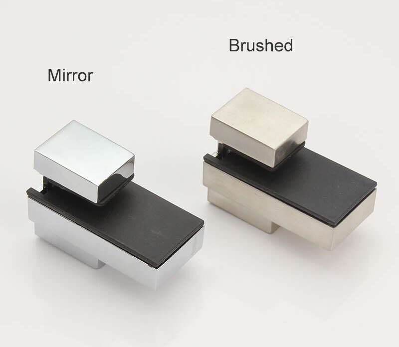 High load adjustable glass/wood shelf support clip/clamp,Brushed or mirror surface ,thickness: 3-16MM Glass Hardware