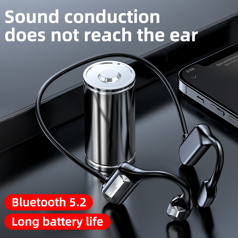 Uniwersalny zestaw słuchawkowy Bone Conduction bezprzewodowy zestaw słuchawkowy Stereo sport do laptopa Tablet Iphone Mini HIFI wodoodporny zestaw słuchawkowy