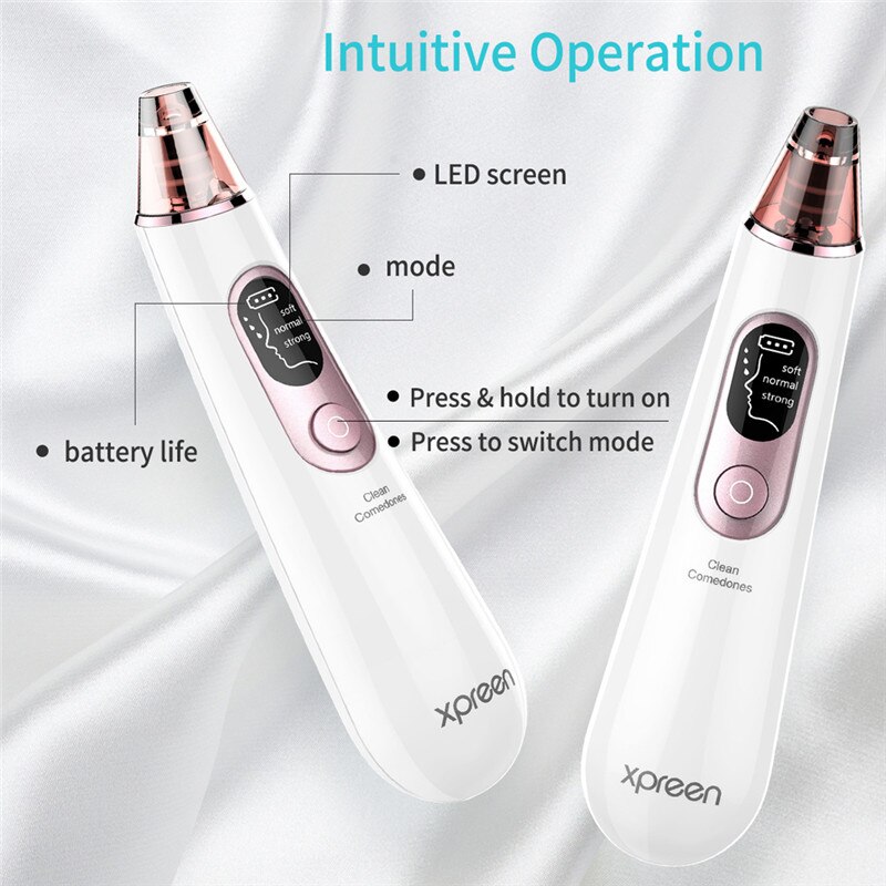 Blackhead Remover Vacuum Pore Cleaner Face Skin Care Suction Black head Black Dots Blackheads Pimples Removal Deep Cleaning Tool