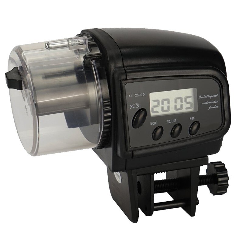 Aquarium 65Ml Automatische Vis Feeder Voor Aquarium Fish Tank Auto Feeders Met Timer Huisdier Voeden Dispenser Lcd Display Vis feeder