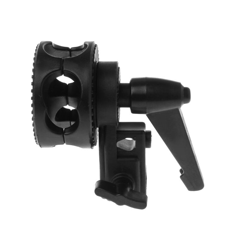 Grip Head Clamp Mount - Swivel Head Angle - 105mm Total Length - ABS Plastic - for Boom Arm Support