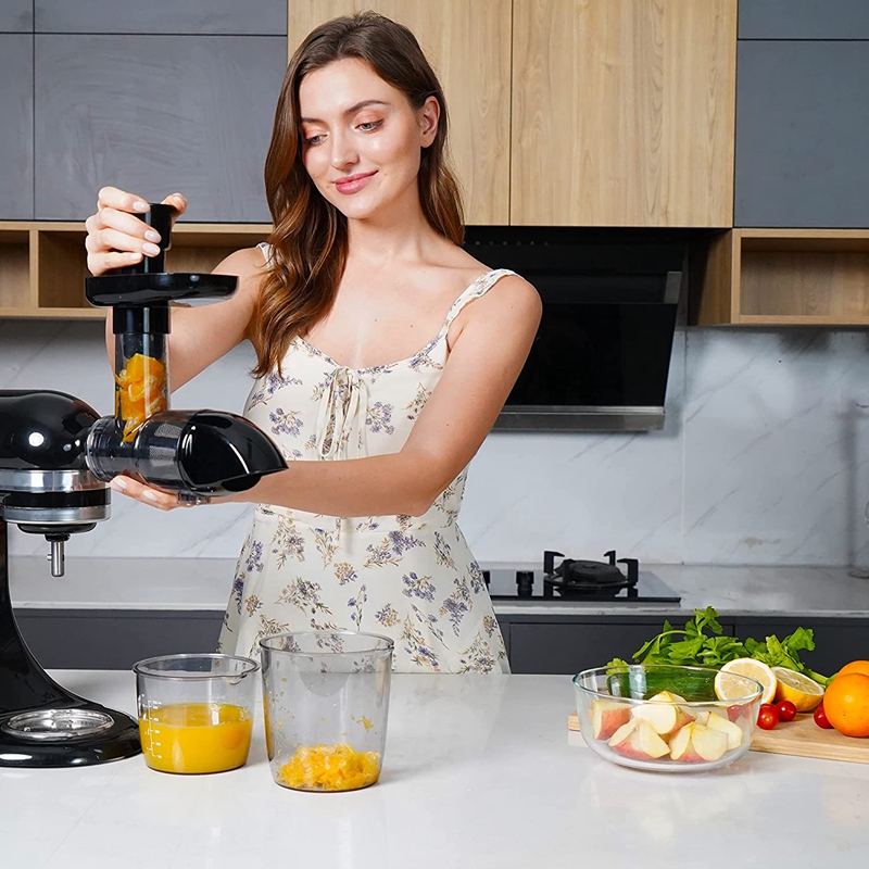 Kitchenaid – fixation de presse-agrumes à pression à froid, pour mélangeurs à tête inclinée de 3.5/4.5/5 pintes, fixation de presse-agrumes lent