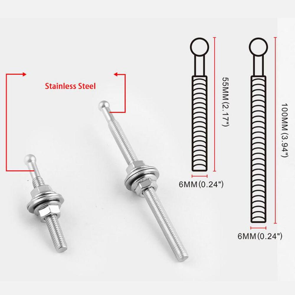 Car Hood Pins Lock Quick Latch Low Profile Lockable Push Button Hood Pins 25mm Dia Universal Auto Modified Mini Hood Lock