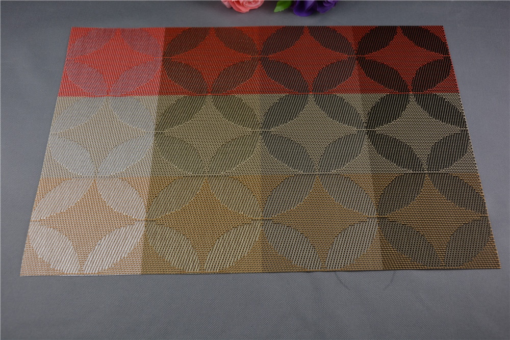 5pcs/set pvc placemat dining table mats set de table bowl pad napkin dining table tray mat coasters kids table decor