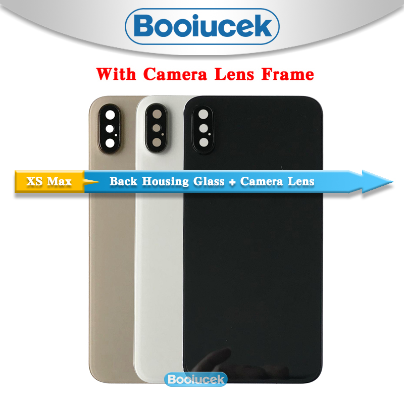 With Camera Lens Back Glass For iphone X / XS / XS MAX Battery Cover Rear Door Back Housing cover Glass EU version CE