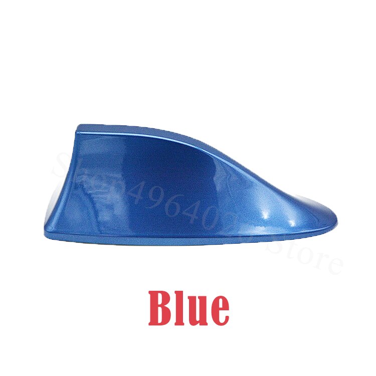 Para Peugeot 307, 206, 308, 407, 207, 3008, 508, 406, 3008 cc sw antenas de señal de coche alerón con forma de aleta de tiburón Accesorios Estilo: blue